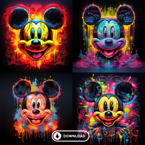 Mickey's Dreamy Neon Glow (5)