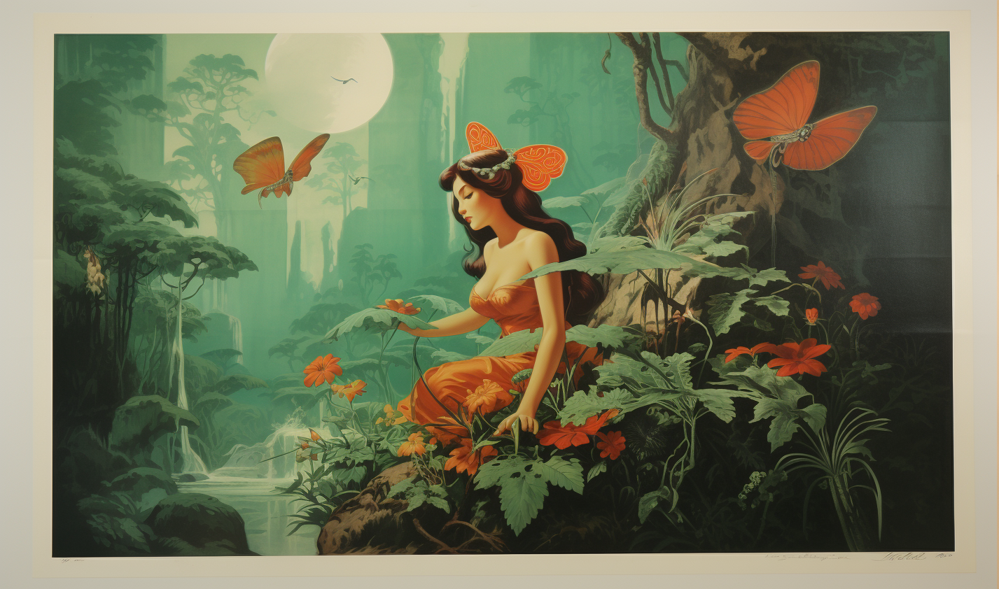 Summer Solstice Lithographic Radiance Poster Collection (6)